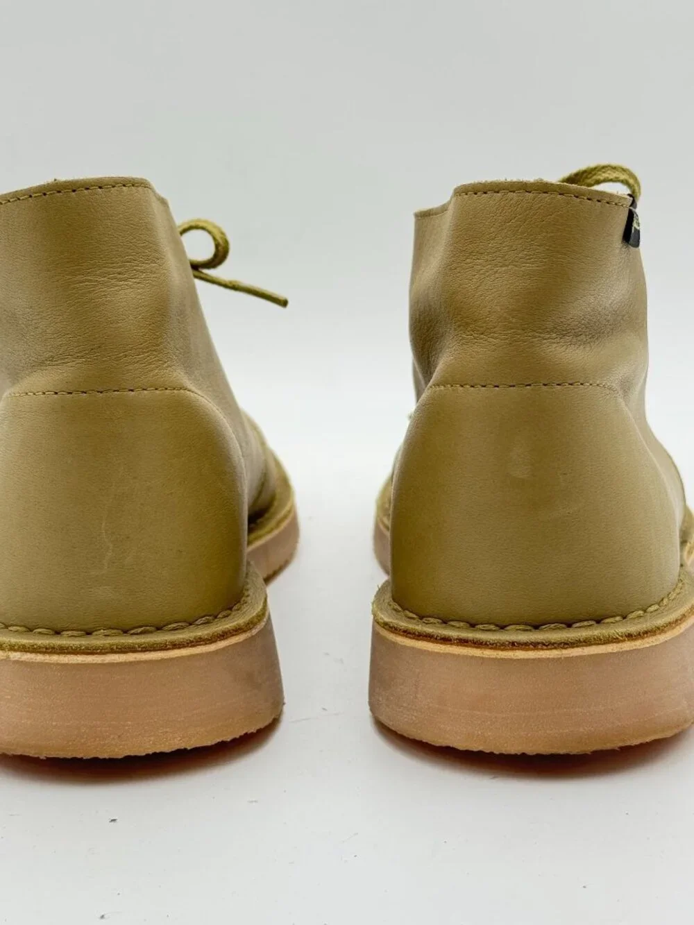 NWOB Clarks Originals Desert Boots GTX Khaki Leather Ankle Chukka Mens Size 9